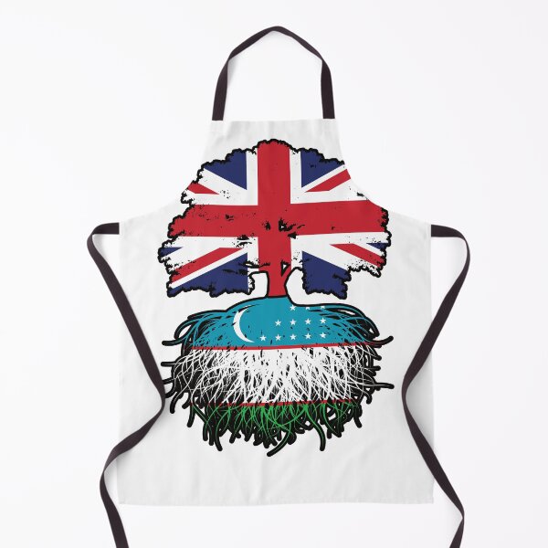 Item preview, Uzbekistan Uzbekistani British UK Tree Roots Flag designed and sold by FlagX.