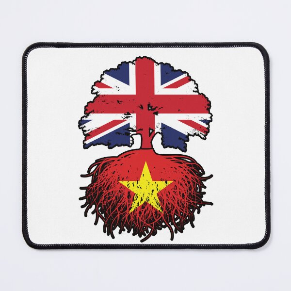 Item preview, Vietnam Vietnamese British UK Tree Roots Flag designed and sold by FlagX.