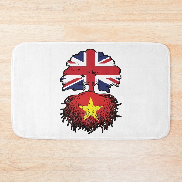 Item preview, Vietnam Vietnamese British UK Tree Roots Flag designed and sold by FlagX.