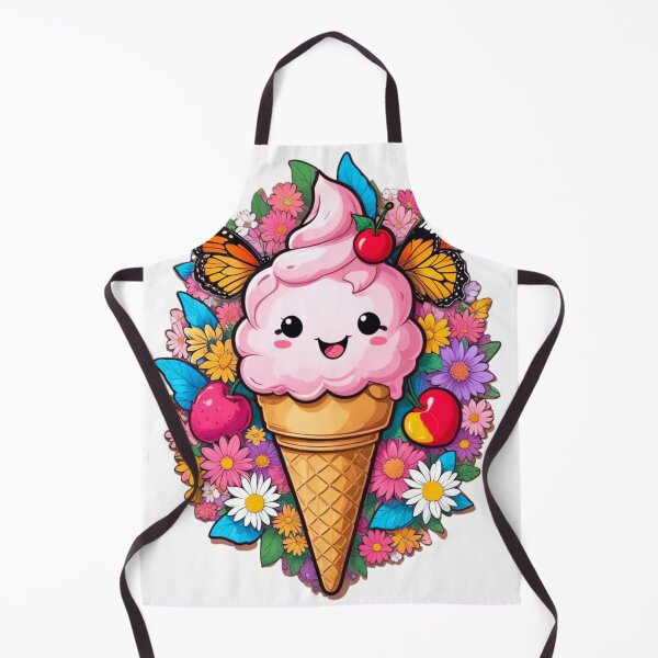 Item preview, ADORABLE PINK ICE CREAM DELIGHT STICKER designed and sold by Arts4U.