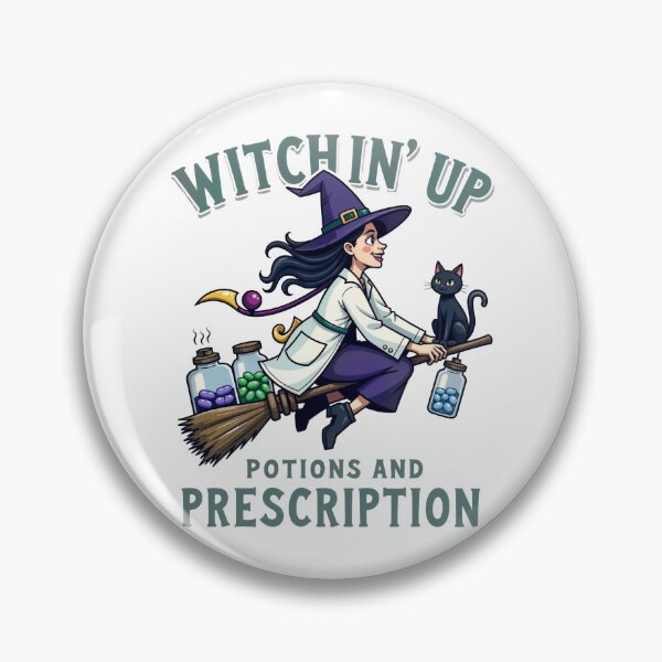 Item preview, Witchin' up, Potions And Prescription, Pharmacy Halloween designed and sold by PixelEyeArts.