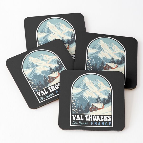 Item preview, Val Thorens France Ski Resort Skiing Retro Vintage Travel Souvenir designed and sold by JackCurtis1991.