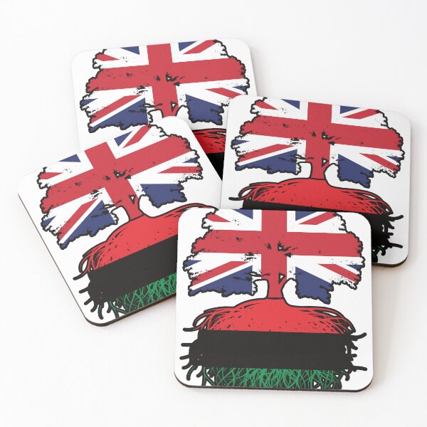 Item preview, Africa African British UK Tree Roots Flag designed and sold by FlagX.