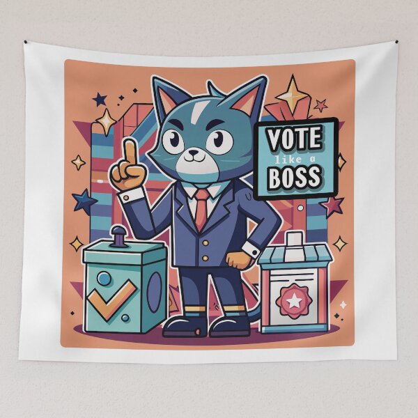 Item preview, Sticker T-Shirt Design Trending: Vote like a Boss designed and sold by ForeverPrintsOK.