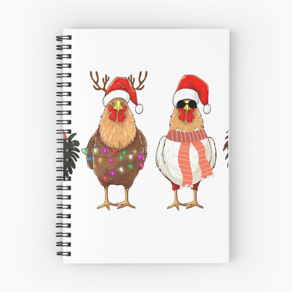Item preview, Funny Christmas Chickens with Santa Hats designed and sold by Imad99x.