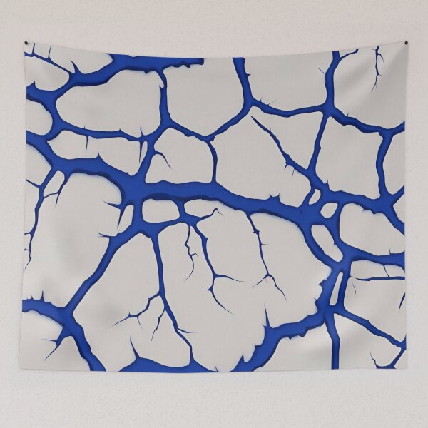 Item preview, Blue Earthquake Cracks designed and sold by Have Mercy.