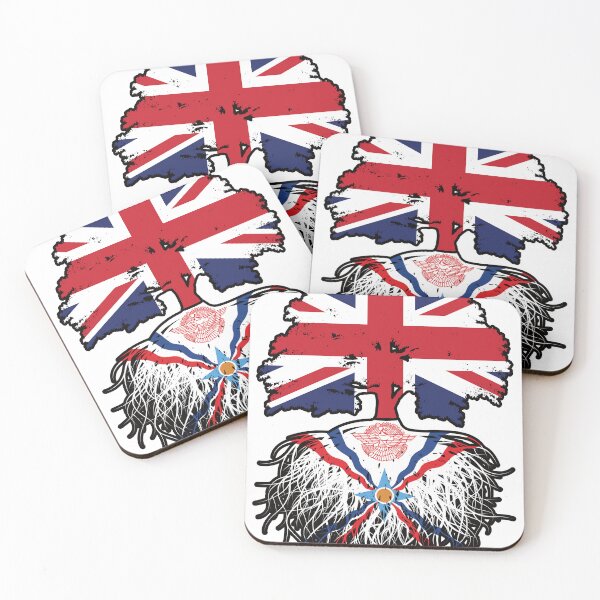 Item preview, Assyria Assyrian British UK Tree Roots Flag designed and sold by FlagX.