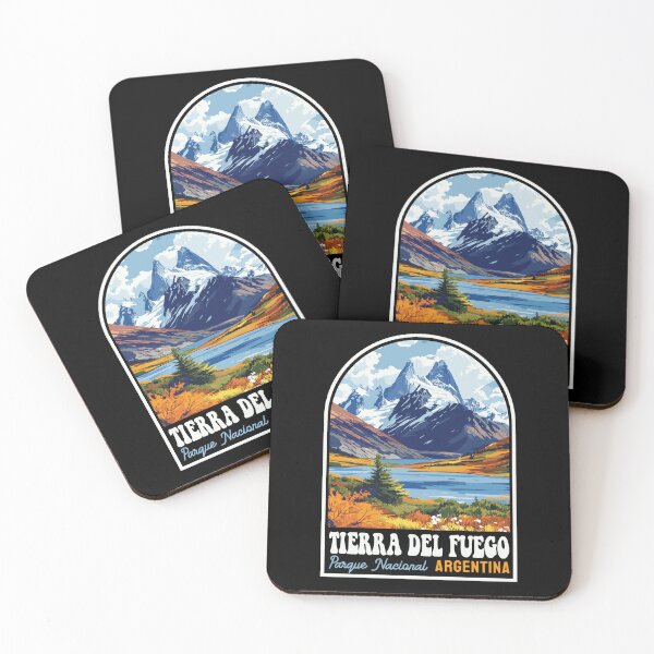 Item preview, Tierra Del Fuego National Park Argentina Retro Vintage Travel Souvenir designed and sold by JackCurtis1991.