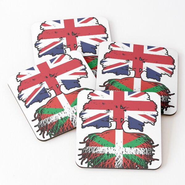 Item preview, Basque British UK Tree Roots Flag designed and sold by FlagX.