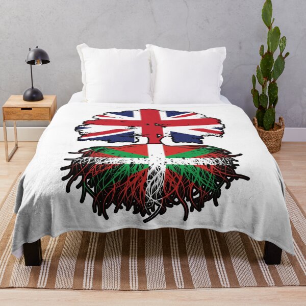 Item preview, Basque British UK Tree Roots Flag designed and sold by FlagX.
