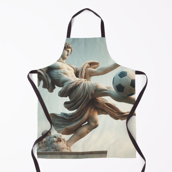 Item preview, Greek statue playing football designed and sold by mucho-de-todo.