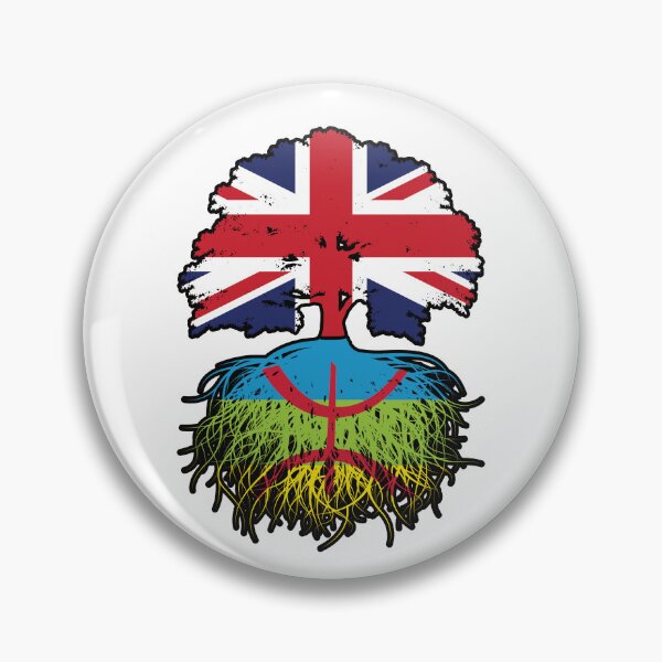 Item preview, Amazigh Berber British UK Tree Roots Flag designed and sold by FlagX.