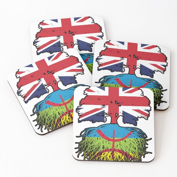 Item preview, Amazigh Berber British UK Tree Roots Flag designed and sold by FlagX.