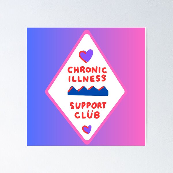 Item preview, Chronic Illness Support Club designed and sold by lamjamo.