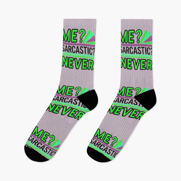 Item preview, Me Sarcastic Never Funny Quote designed and sold by TheArtOfPat.