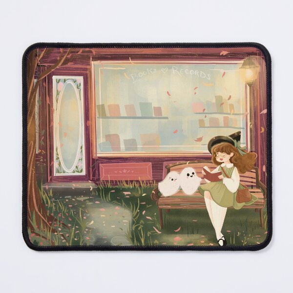Item preview, Bookshop Boos Illustration designed and sold by Artofstephmarie.