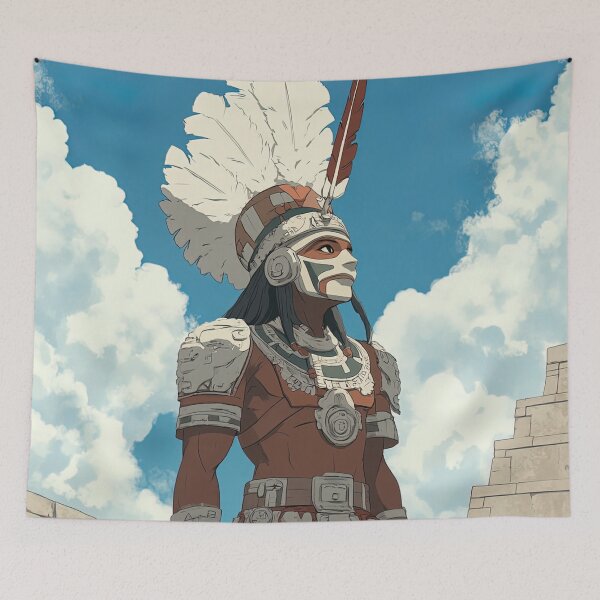 Item preview, Mayan warrior | Anime style designed and sold by ComicsFactory.