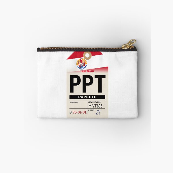 Item preview, Papeete (PPT) French Polynesia Airline Luggage Tag designed and sold by travelwitheric.
