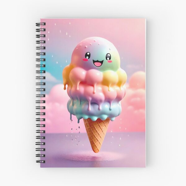 Item preview, PASTEL SHERBERT CUTE ICE CREAM DRIPPING CONE  designed and sold by Arts4U.