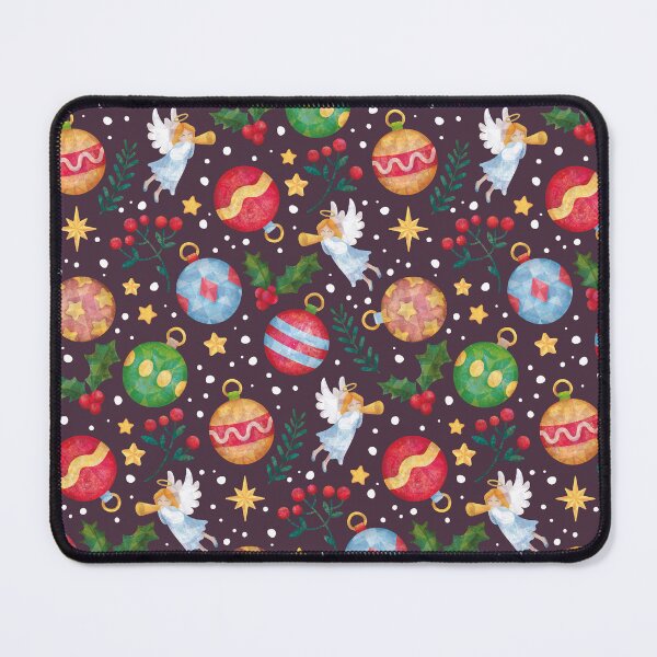 Item preview, Christmas pattern with tree balls and angels 5 designed and sold by Anna-StekArt.