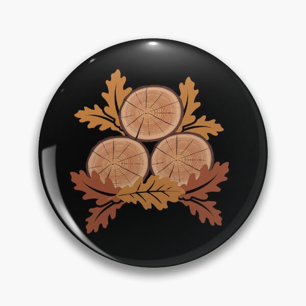 Item preview, Wood Growth Rings with Oak Leaves designed and sold by ToxiCool.