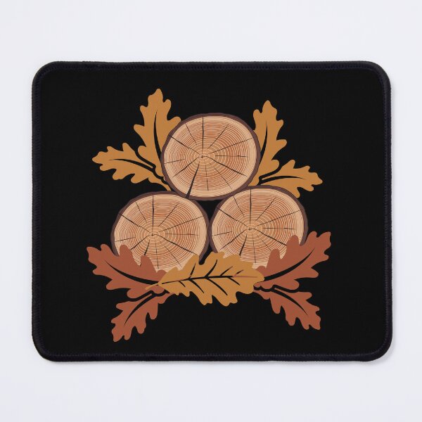 Item preview, Wood Growth Rings with Oak Leaves designed and sold by ToxiCool.