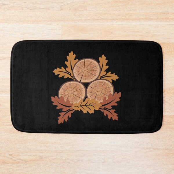 Item preview, Wood Growth Rings with Oak Leaves designed and sold by ToxiCool.
