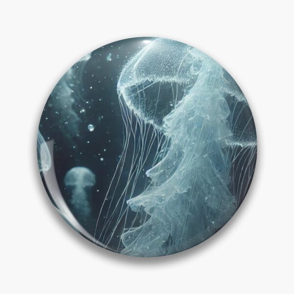 Item preview, Group of luminous jellyfish designed and sold by GraphikVibes.