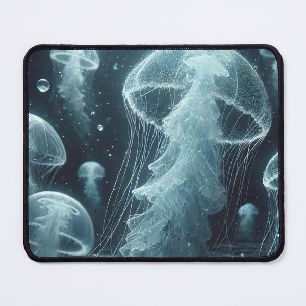 Item preview, Group of luminous jellyfish designed and sold by GraphikVibes.