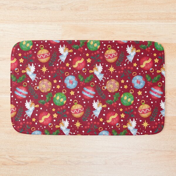Item preview, Christmas pattern with tree balls and angels 6 designed and sold by Anna-StekArt.