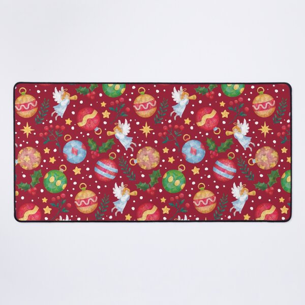 Item preview, Christmas pattern with tree balls and angels 6 designed and sold by Anna-StekArt.