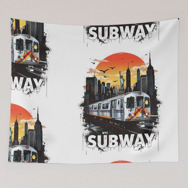 Item preview, New York Subway NYC Subway Train designed and sold by MayaDelaye.