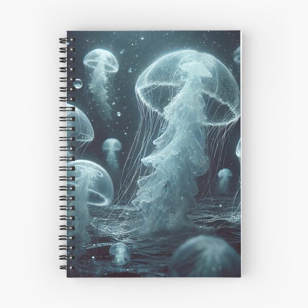 Item preview, Group of luminous jellyfish designed and sold by GraphikVibes.