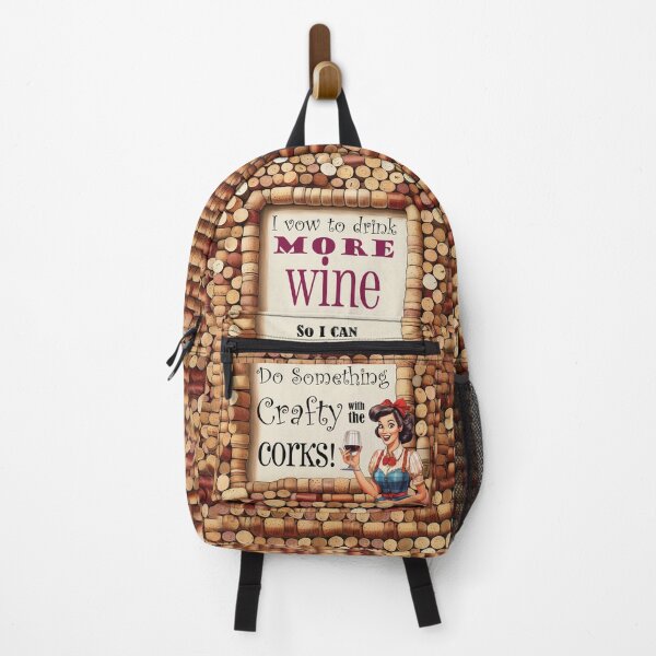 Item preview, I vow to Drink More Wine so I Can do Something Crafty with the Corks! designed and sold by Say What You Need To Say!.