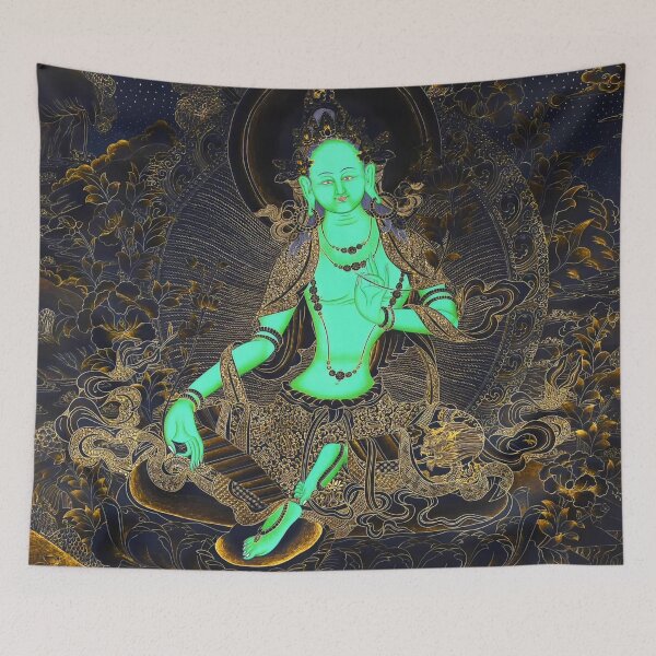 Item preview, Tara Verde Syamatara Thangka Budista designed and sold by Onodera.