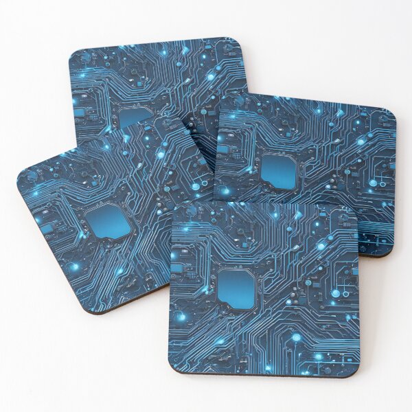 Item preview, Blue Neon Circuit designed and sold by Have Mercy.
