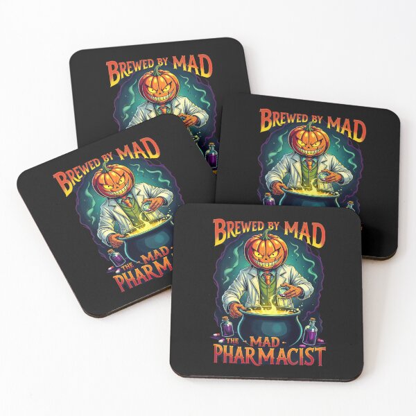 Item preview, Brewed by Mad, The Mad Pharmacist, Pharmacy Halloween designed and sold by PixelEyeArts.