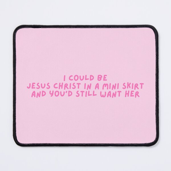 Item preview, Jesus Christ in a Mini Skirt Meg Smith designed and sold by Morton Designs.