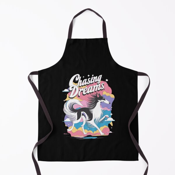Item preview, Cute Dog Borzoi Chasing Dreams designed and sold by mpwme.