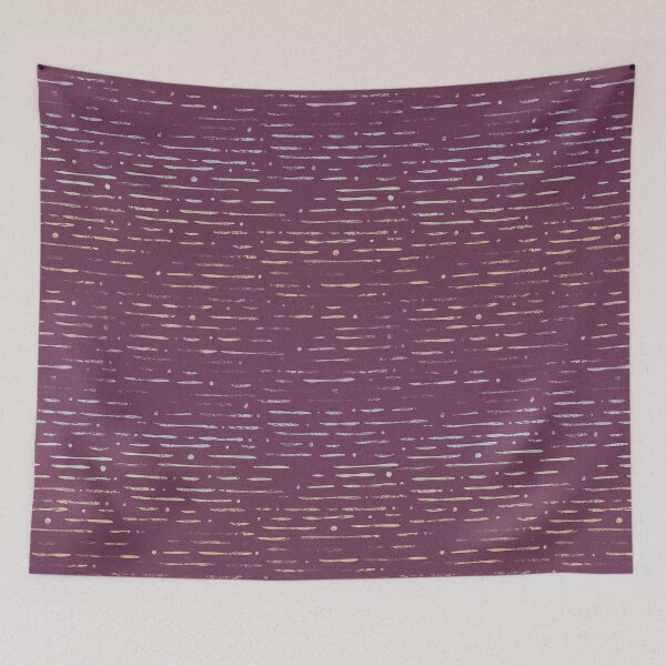 Item preview, Dot-Dash Distressed Pattern - Beet + Rainbow Sorbet designed and sold by Irene Estelle.