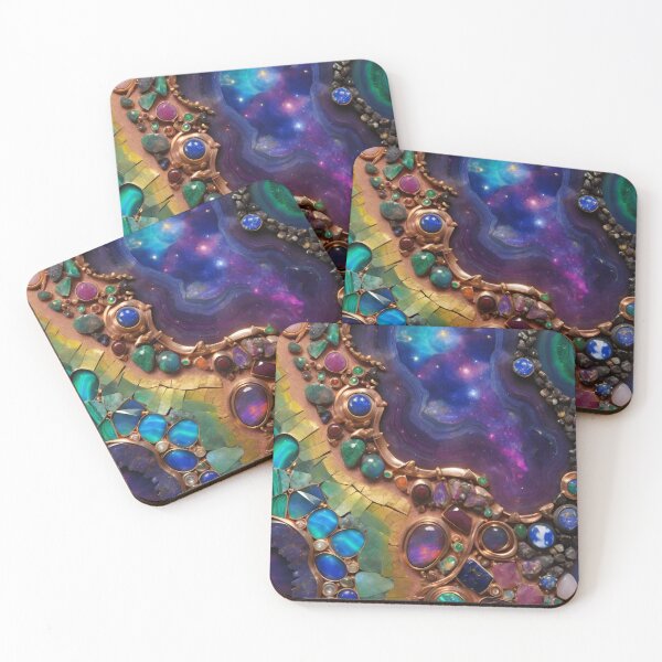 Item preview, Crystals and Galaxy designed and sold by BubbleGalaxy.