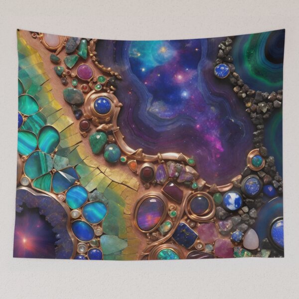 Item preview, Crystals and Galaxy designed and sold by BubbleGalaxy.