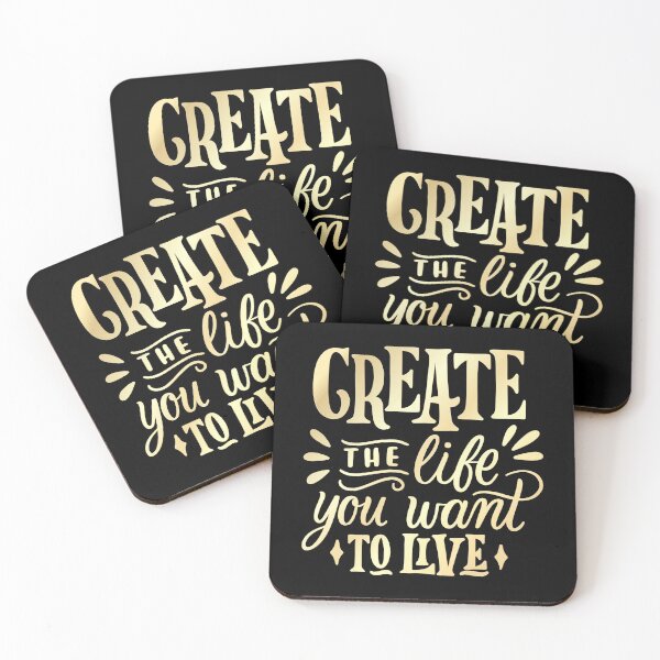 Item preview, Create the life you want to live designed and sold by Kubala Designs.