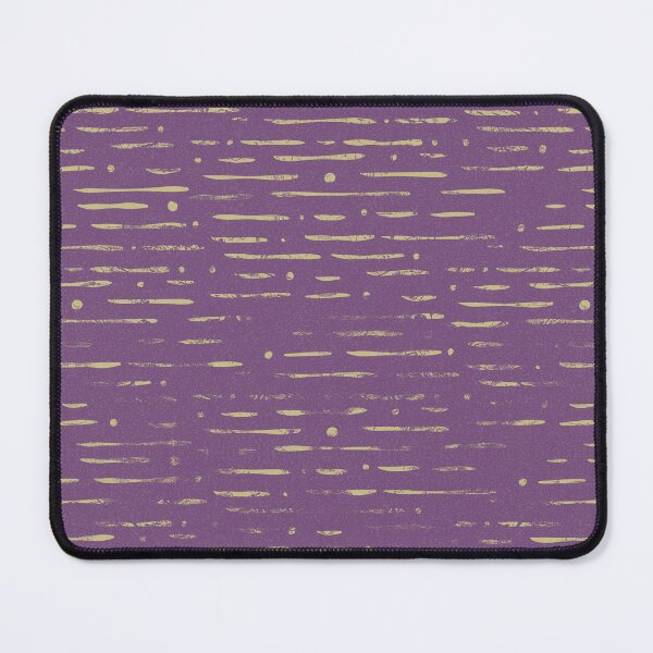Item preview, Dot-Dash Distressed Pattern - Plum + Gold designed and sold by Irene Estelle.