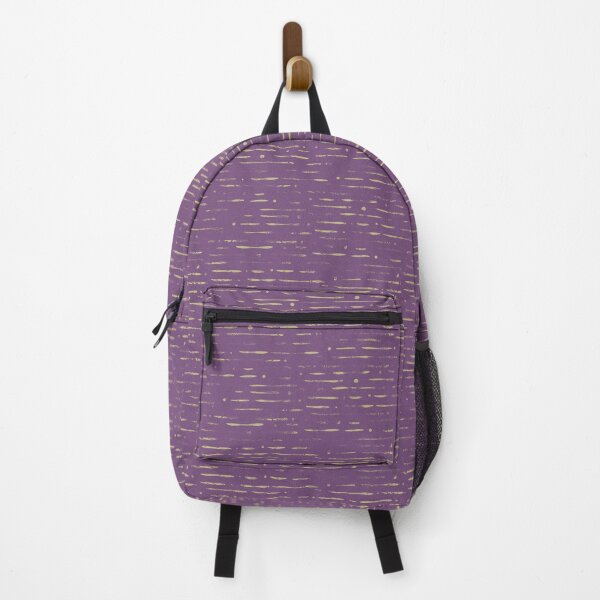 Item preview, Dot-Dash Distressed Pattern - Plum + Gold designed and sold by Irene Estelle.