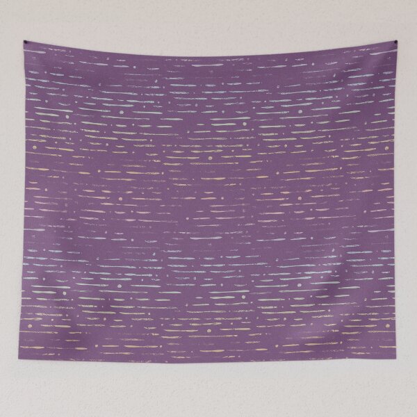 Item preview, Dot-Dash Distressed Pattern - Plum + Rainbow Sorbet designed and sold by Irene Estelle.