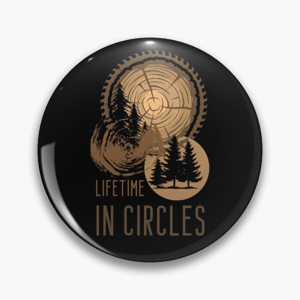 Item preview, Wood Growth Rings Lifetime In Circles designed and sold by ToxiCool.