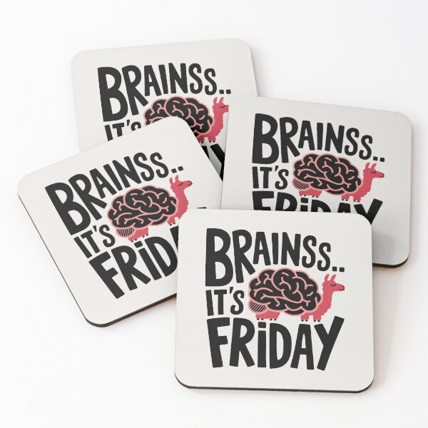 Item preview, Brains… It's Friday – Funny Llama Brain designed and sold by PragmaticP.