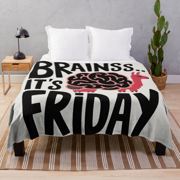 Item preview, Brains… It's Friday – Funny Llama Brain designed and sold by PragmaticP.