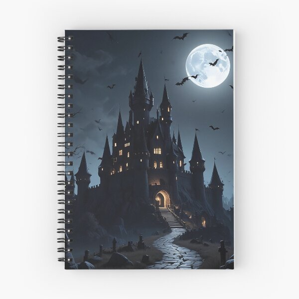 Item preview, Halloween castle designed and sold by Palatinasart.